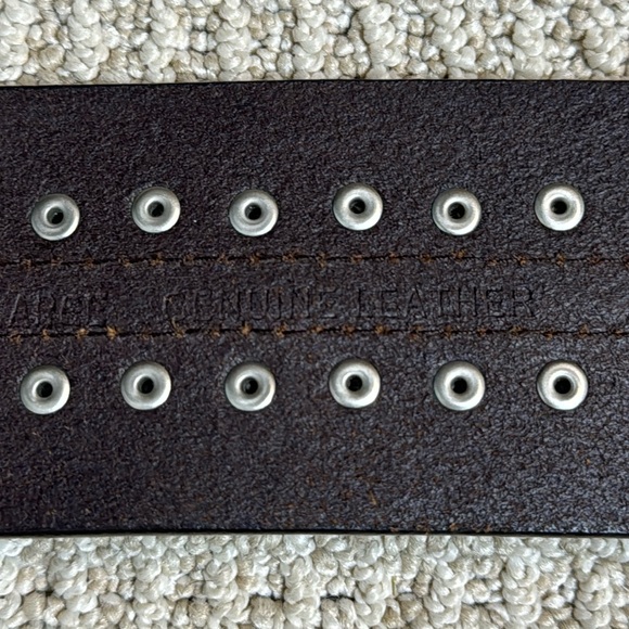 MICHAEL KORS BOHEMIAN STUDDED LEATHER WIDE WOMEMS BELT - Picture 11 of 11